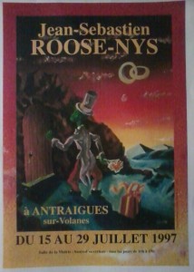 Js Roosenys - exposition personnelle Antraigues sur Volane, patrie de Jean Ferrat