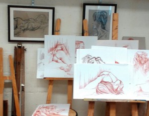 modèle vivant - atelier