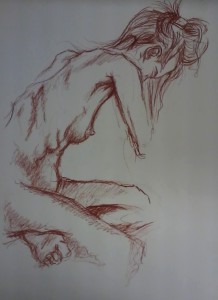 Fabienne en atelier